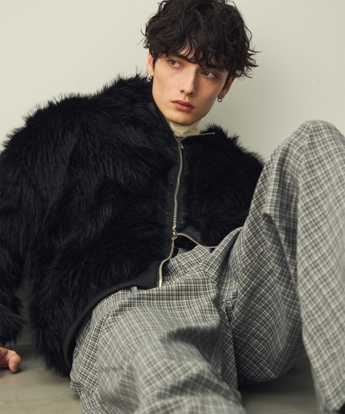 Shoowtime（ショウタイム） ブルゾン アウター Double Zip Eco Fur