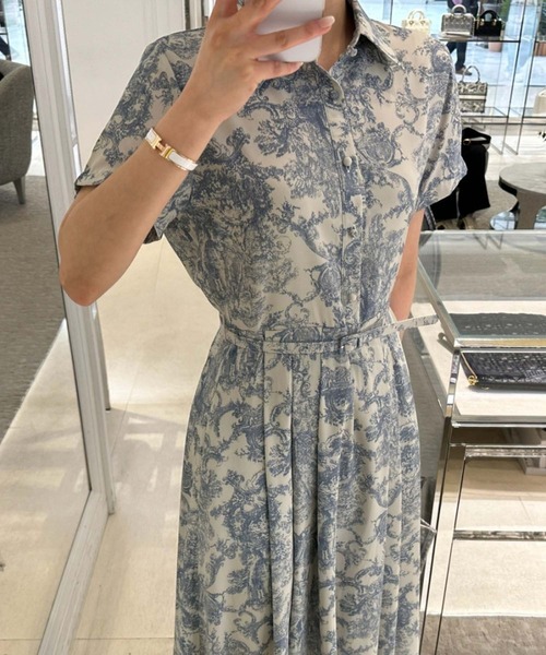 「Doula Doula」 半袖ワンピース FREE ブルー レディース_画像2