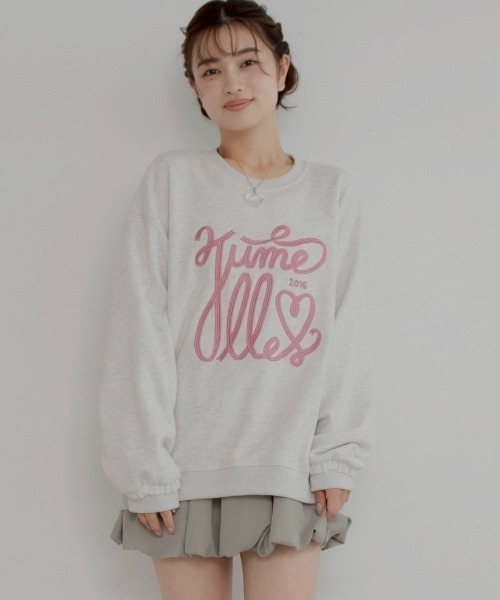 jumelle（ジュメロ） トレーナー スウェット big ribbon sweat