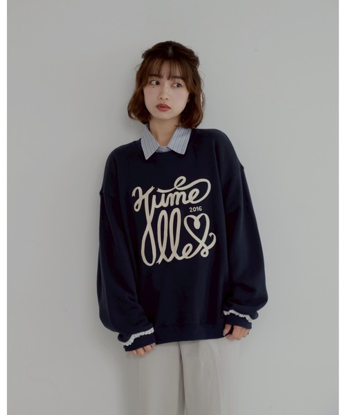 jumelle（ジュメロ） トレーナー スウェット big ribbon sweat