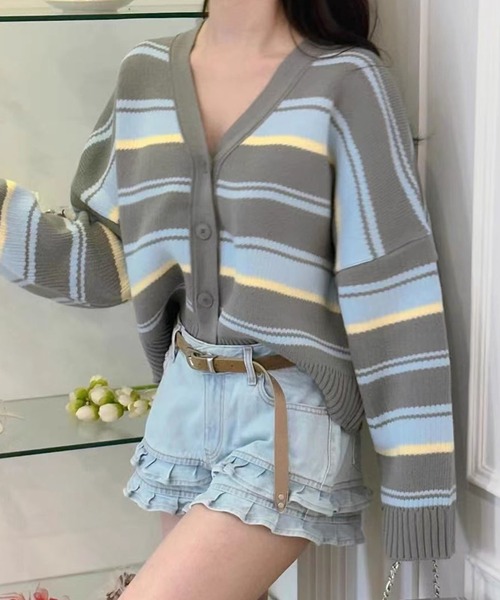 Girly Doll（ガーリードール） ニット セーター Vネックランダム