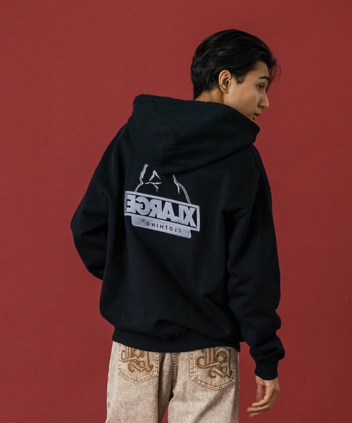 XLARGE（エクストラ ラージ） パーカー BACKSIDE OG ZIP UP HOODED