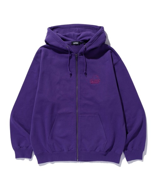 XLARGE（エクストラ ラージ） パーカー BACKSIDE OG ZIP UP HOODED