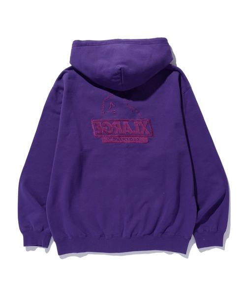 XLARGE（エクストラ ラージ） パーカー BACKSIDE OG ZIP UP HOODED