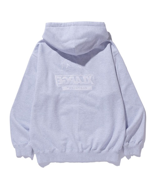 XLARGE（エクストラ ラージ） パーカー BACKSIDE OG ZIP UP HOODED