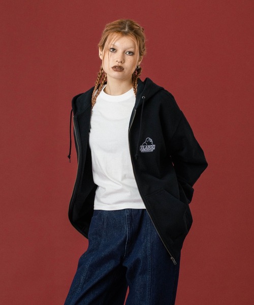 XLARGE（エクストラ ラージ） パーカー BACKSIDE OG ZIP UP HOODED