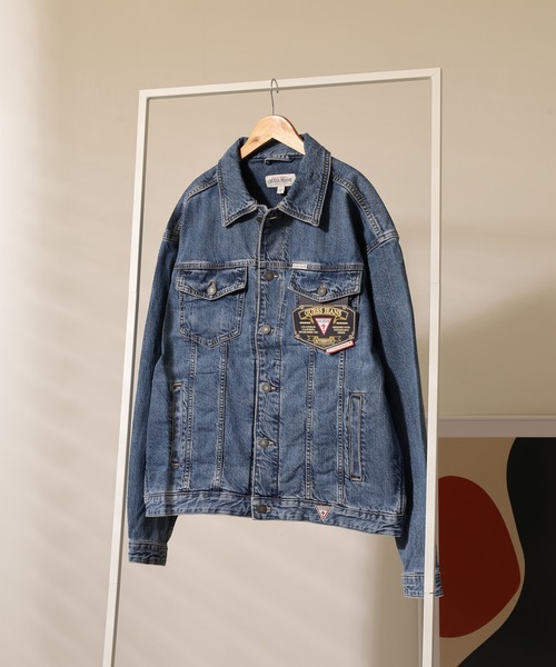 デニムジャケット gジャン GUESS JEANS GJ MENS OVERSIZE TRUCKER