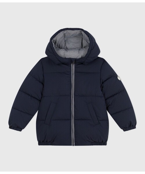 プチバトー　フード付きダウン PETIT BATEAU（プチバトー） ダウン アウター 中綿入りフード