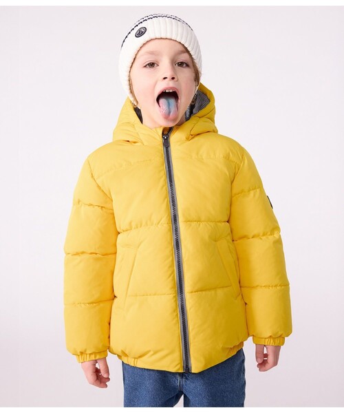 PETIT BATEAU（プチバトー） ダウン アウター 中綿入りフード