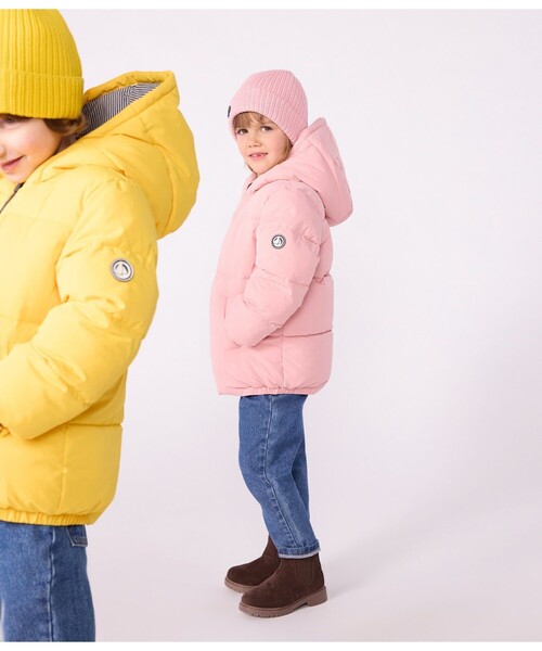 PETIT BATEAU（プチバトー） ダウン アウター 中綿入りフード