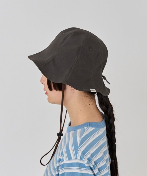 「OVERRIDE」 ハット 57~59cm ベージュ レディース_画像4