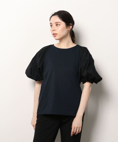 「Demi-Luxe BEAMS」 半袖カットソー ONE SIZE ベージュ レディース_画像2