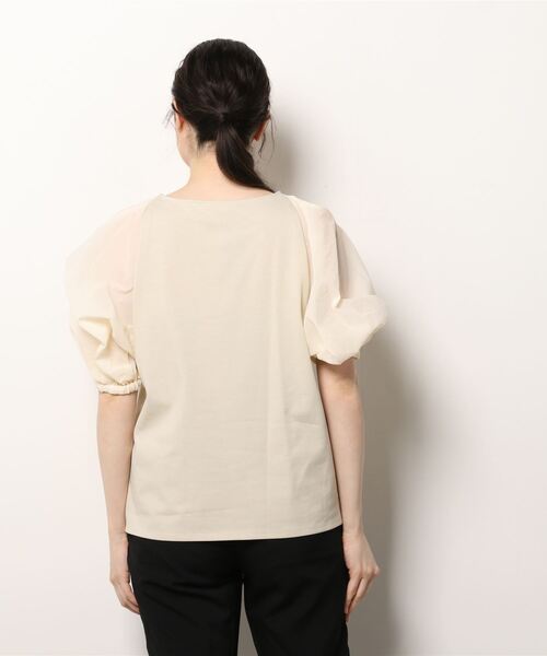 「Demi-Luxe BEAMS」 半袖カットソー ONE SIZE ベージュ レディース_画像5
