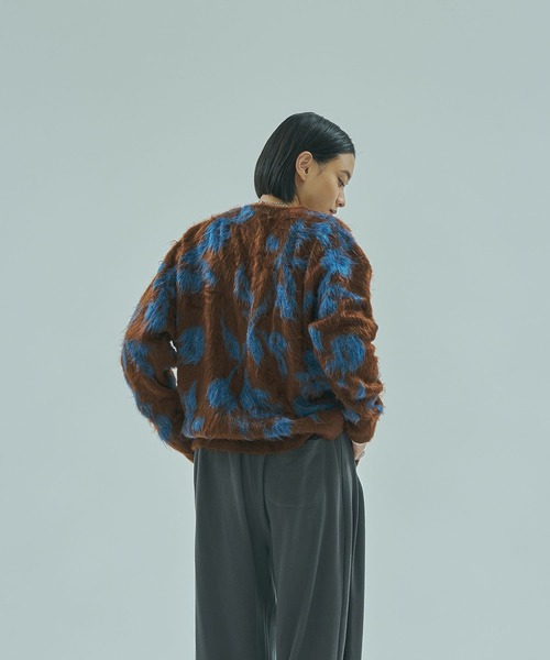 ROSE BUD（ローズバッド） カーディガン FLOWER JACQUARD CARDIGAN