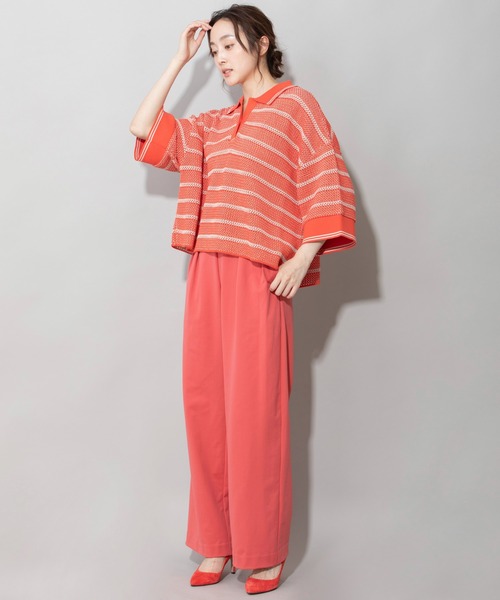 「Munich」 半袖ニット FREE ブラック レディース_画像4