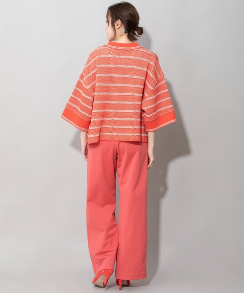 「Munich」 半袖ニット FREE ブラック レディース_画像6