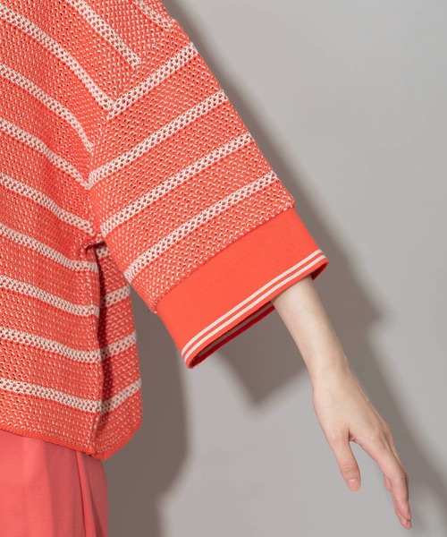 「Munich」 半袖ニット FREE ブラック レディース_画像9