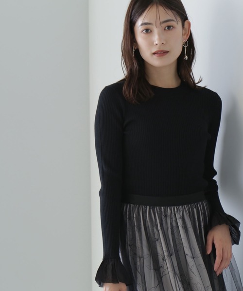 「NATURAL BEAUTY BASIC」 長袖ニット FREE ホワイト系その他 レディース_画像3