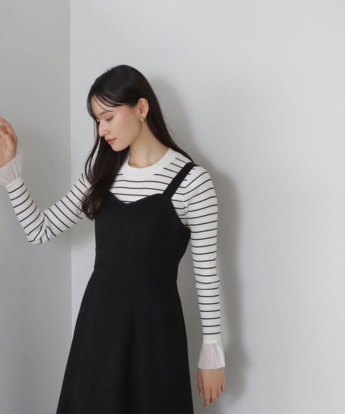 「NATURAL BEAUTY BASIC」 長袖ニット FREE ホワイト系その他 レディース_画像9