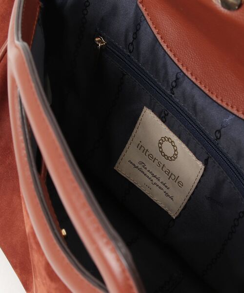 「interstaple」 2WAYバッグ - ブラウン レディース_画像4
