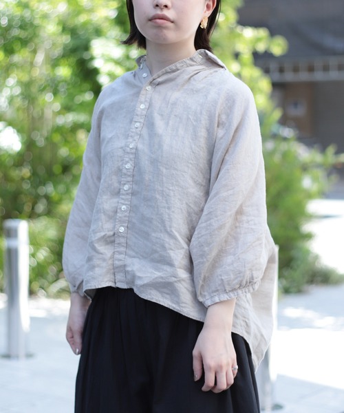 Brocante ブラウス シャツ 「Brocante / ブロカント」 リネン