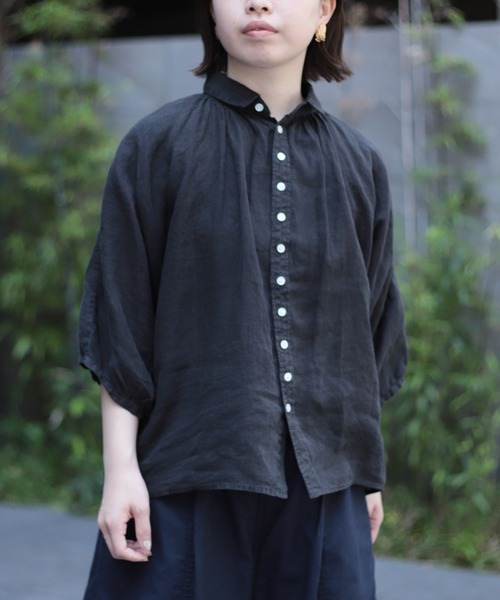 Brocante ブラウス シャツ 「Brocante / ブロカント」 リネン