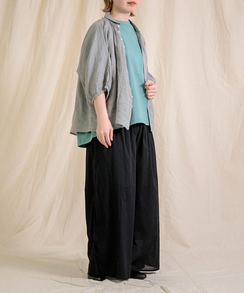 Brocante ブラウス シャツ 「Brocante / ブロカント」 リネン