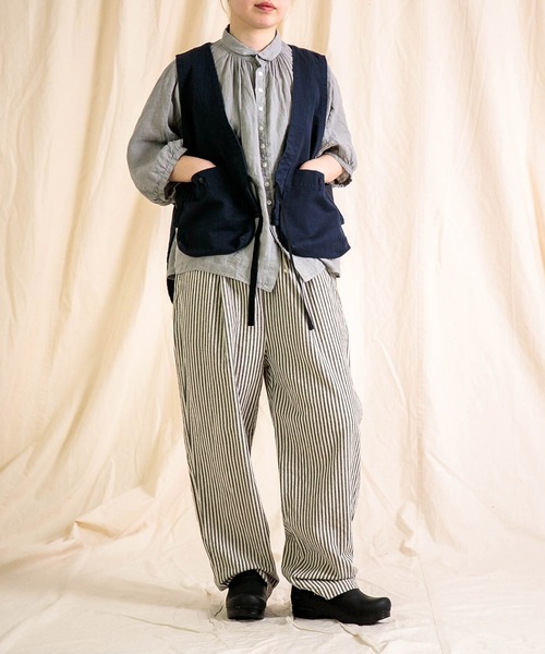 Brocante リネンシャツ ブラウス シャツ 「Brocante / ブロカント