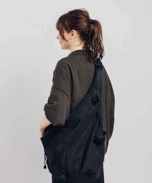 「MUHET」 ニットカーディガン X-LARGE チャコールグレー レディース_画像6