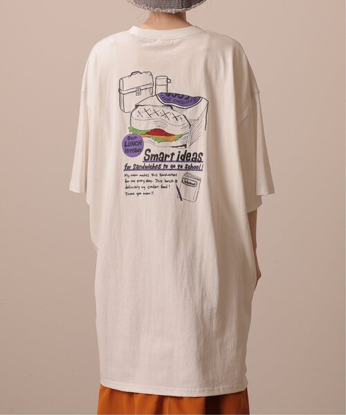 「DOUBLE NAME」 半袖Tシャツ FREE スミクロ レディース_画像9