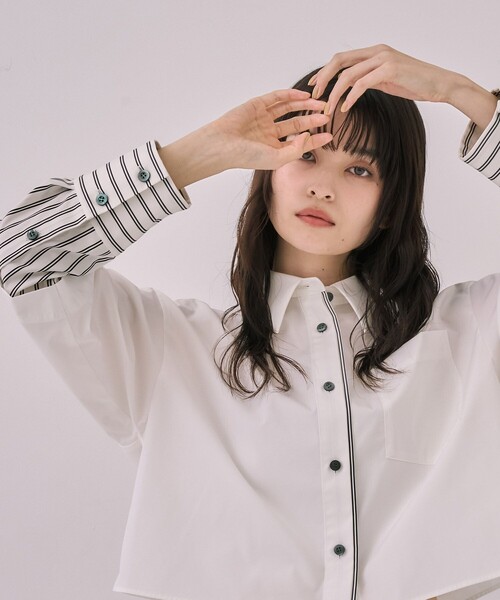 【美品】united tokyo ユナイテッドトウキョウ　ブラウスバイカラー UNITED TOKYO（ユナイテッドトウキョウ） ブラウス シャツ バイカラー