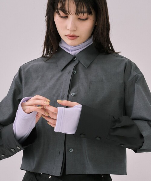 UNITED TOKYO（ユナイテッドトウキョウ） ブラウス シャツ バイカラー