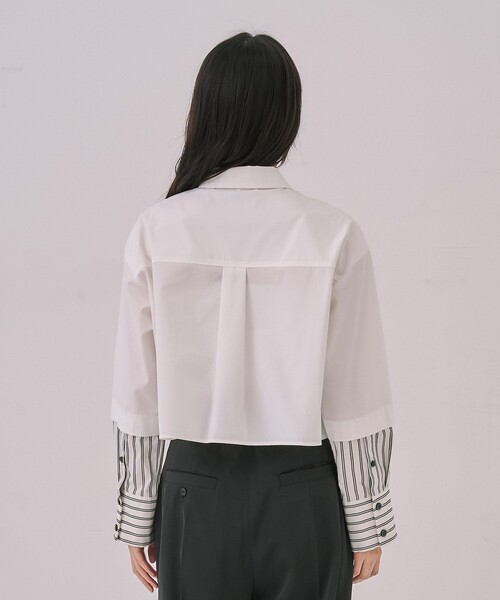 UNITED TOKYO（ユナイテッドトウキョウ） ブラウス シャツ バイカラー