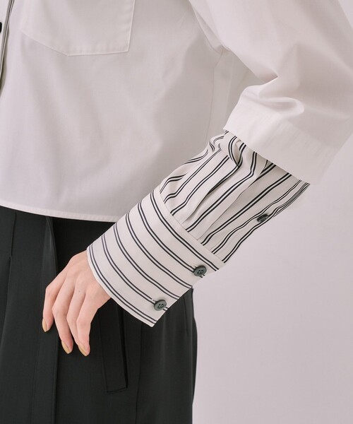 UNITED TOKYO（ユナイテッドトウキョウ） ブラウス シャツ バイカラー