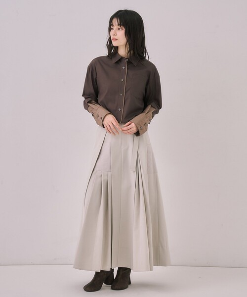 UNITED TOKYO（ユナイテッドトウキョウ） ブラウス シャツ バイカラー