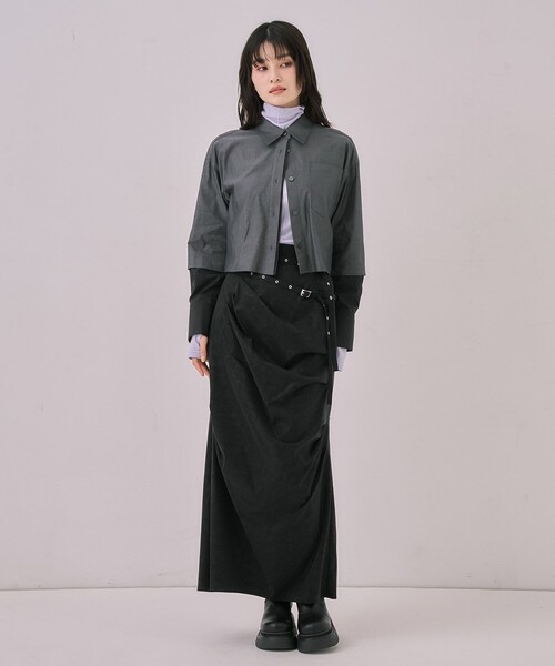 UNITED TOKYO（ユナイテッドトウキョウ） ブラウス シャツ バイカラー