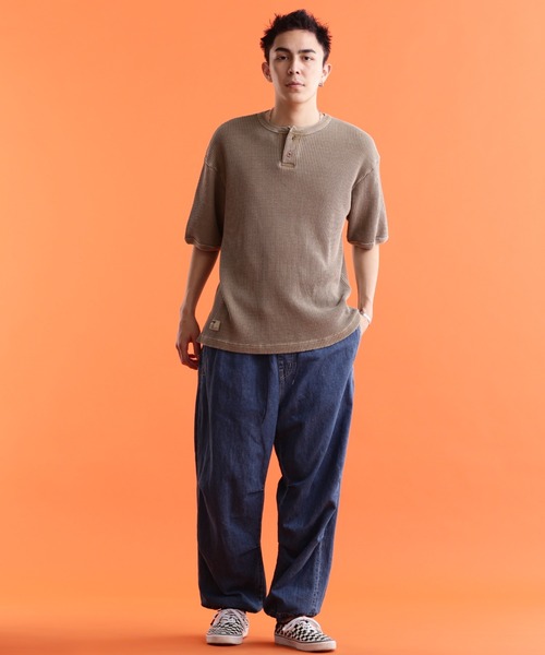 「schott」 半袖Tシャツ 2XL ナチュラル メンズ_画像3
