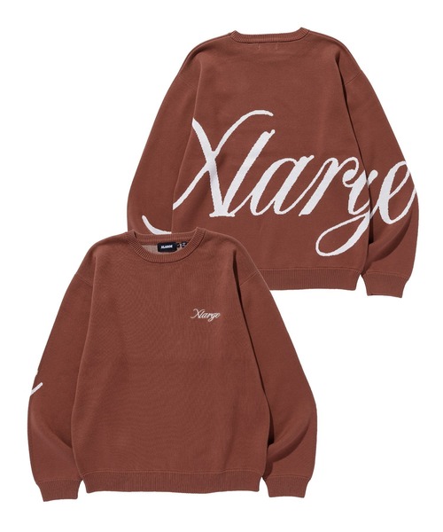 長袖セーター　未使用品ラベル付き　Lサイズ XLARGE（エクストラ ラージ） セーター ニット JACQUARD SWEATER