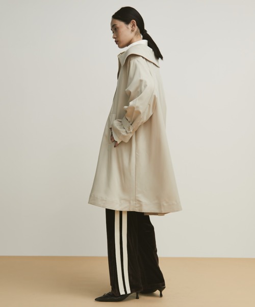 「MERLOT」 ステンカラーコート FREE ベージュ レディース_画像3
