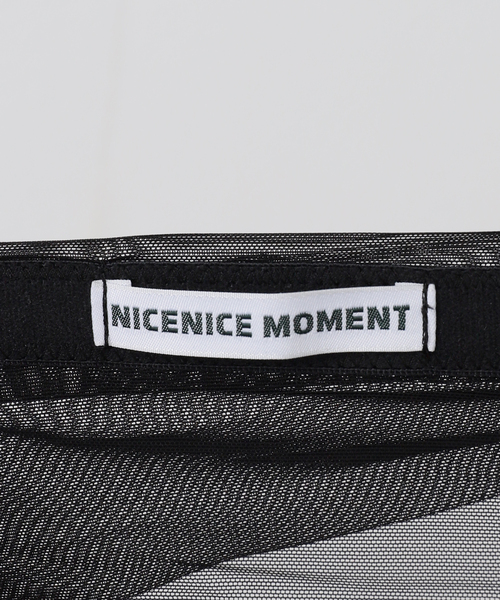 NICENICE MOMENT（ナイスナイスモーメント） チューブトップ ベア