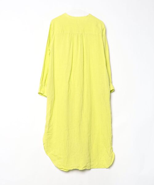 「Omekashi」 長袖ワンピース 36 イエロー レディース_画像2