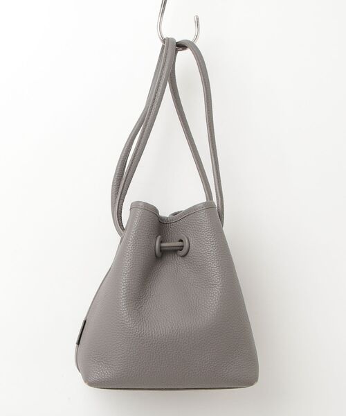 ✨極美品✨ VASIC　バジック　ボンド　ミニ　ハンドバッグ　レザー　グレー VASIC（ヴァジック） ハンドバッグ - グレー レディース : ZOZOTOWN