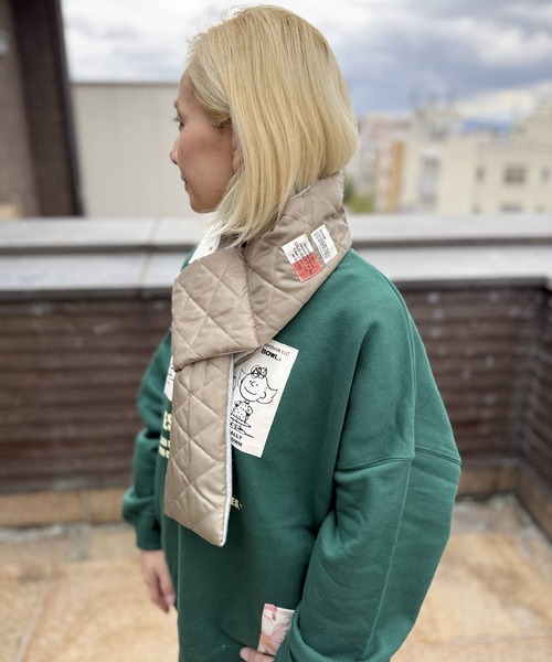 SNOOPY×OLD BETTY'S マフラー ストール スヌーピー「SNOOPY」Warm Puff