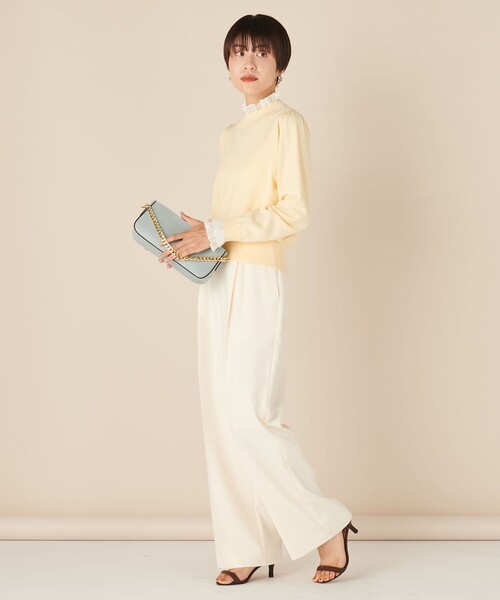 「NOLLEY'S」 長袖ニット 38 ライトグリーン レディース_画像5