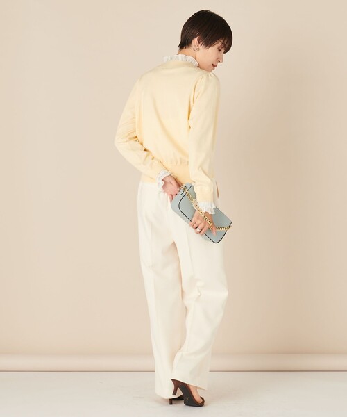 「NOLLEY'S」 長袖ニット 38 ライトグリーン レディース_画像7