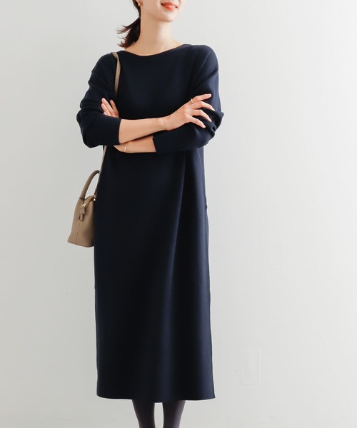 「URBAN RESEARCH DOORS」 ニットワンピース MEDIUM モカ レディース_画像2