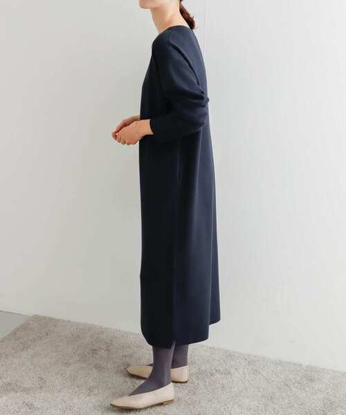 「URBAN RESEARCH DOORS」 ニットワンピース MEDIUM モカ レディース_画像4