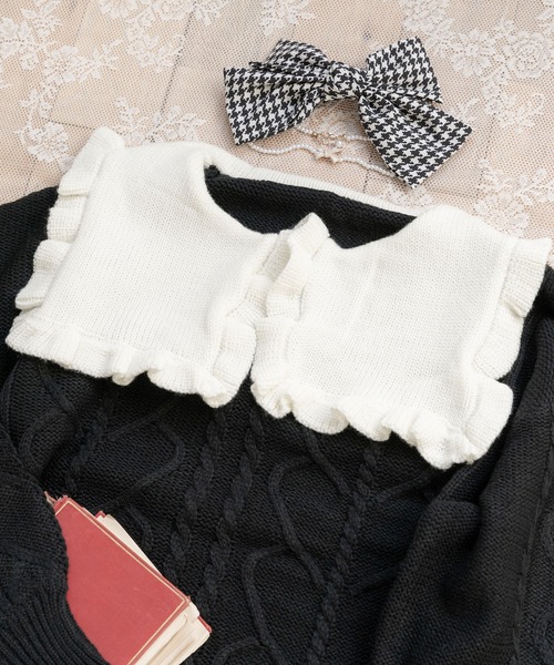 「DearMyLoveRose」 長袖ワンピース M-L ブラック レディース_画像6