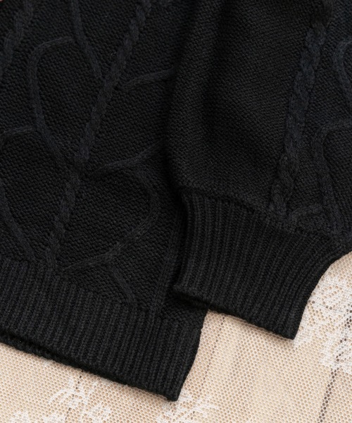 「DearMyLoveRose」 長袖ワンピース M-L ブラック レディース_画像8