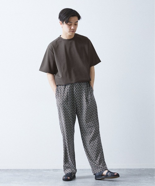 「417 EDIFICE」 半袖Tシャツ SMALL カーキ メンズ_画像3